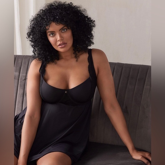 Penningtons Ashley Graham - Lace embellished babydoll - Picture 1 of 11